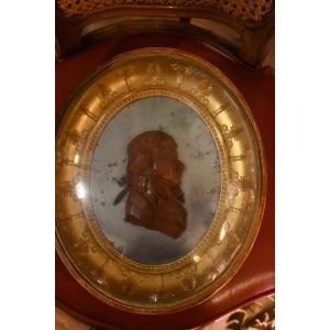 David d'Angers, In The Style Of, Rare Early 19th-century Wax Medallion