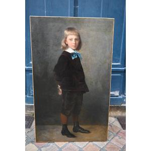 19th-century Full-length Portrait Signed By Blanchard