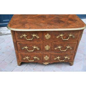 Louis XIV Period Chest Of Drawers, Early 18th-century Wooden Top