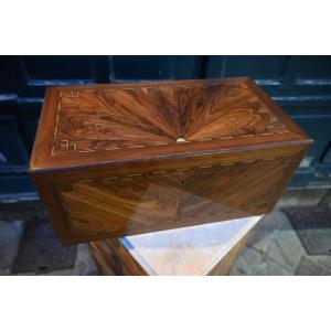 Large Art Deco Period Marquetry Veneer Box