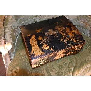 Martin Varnish Box, Chinese Decoration, 18th Century