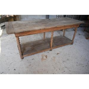 19th Century Oak Draper's Table