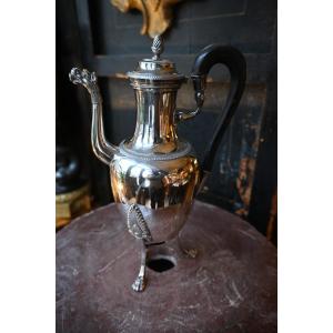 Silver Tripod Coffee Pot, Paris 1819-1838