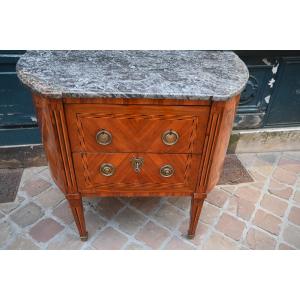 Half-moon Shaped Commode, Late 18th Century, Directoire Period