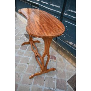 Kidney-shaped Table From The Transition Period, Stamped Rebour XVIII