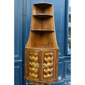 Louis XVI Period 18th Century Corner Hanging Shelf