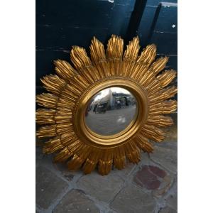 Witch Mirror In Gold Composition