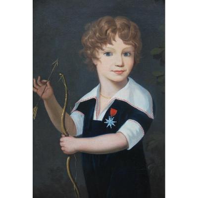 Portrait D Un Jeune Garçon à L Arc .xix