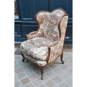 Large Shepherdess With Ears Stamped By Pothier Louis XV Period