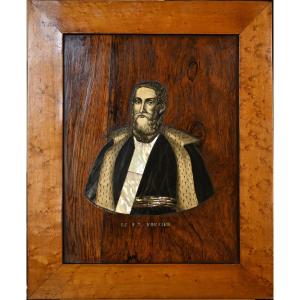 Marquetry Table Of Saint Pierre Fourier