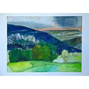 Watercolor By Guy Bardone