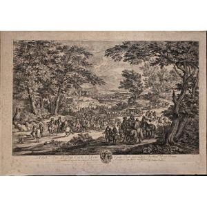 17th Century Engraving By F. Vander Meulen