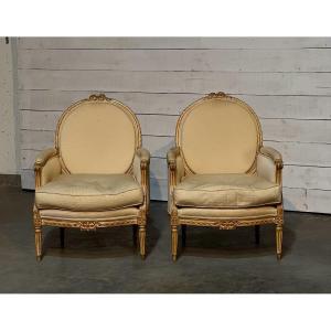 Pair Of Lxvi Bergères