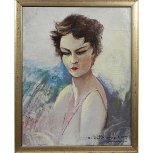 Oil Painting On Canvas 47.5x37.5 Cm