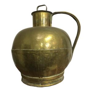 A 17th Century Brass Milk Can