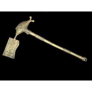 African Ceremonial Axe 57x32 Cm 