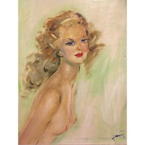 Painting Dating From The 50/60s Of The 20th Century 