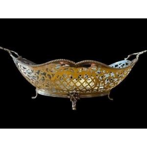 Beautiful Openwork Silver Bread Basket In The Louis XVI Style.