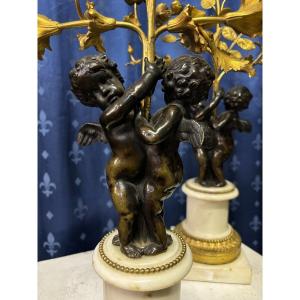 Pair De Candélabres 