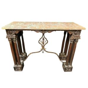 Decorative 19th Century Walnut Console / Wall Table.