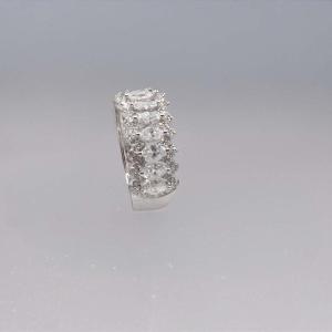 Navette Diamond And Diamond Ring