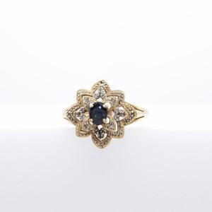 Sapphire Gold Ring
