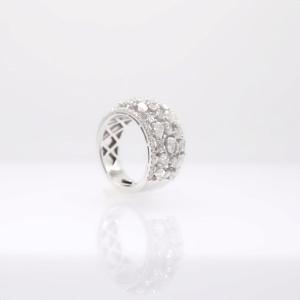 Fancy Diamond Bangle Ring