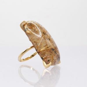 Rutil Quartz Ring