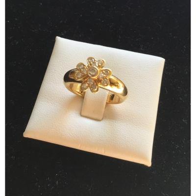 Gold And Diamond Ring