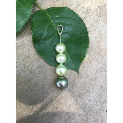 Gold And Pearl Pendant