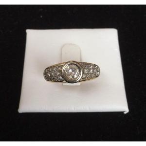 Gold And Diamond Ring