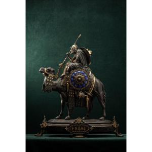 French Orientalistic Mantelclock