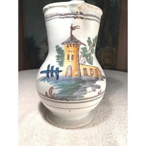 Nevers 19th Century - Wine Pitcher 