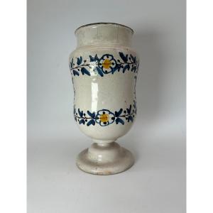 Nevers Or Moulin? XVIII Th C. - Apothecary - Canon Jar - Visible Restaurations 