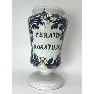 North - Desvres? - Apothecary - Pill Box 19th Century