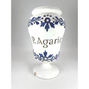 Paris 18th Century - Apothecary - Baluster-shaped Cannon-shaped Pot