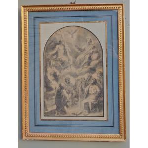 Verdier - Trinity - Large 17th Century Drawing