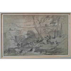 French School 18 - Lively Landscape