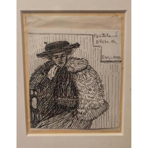 Bengt Hedberg - Elna Woman Portrait