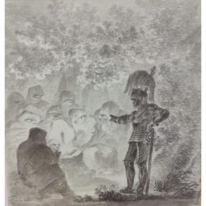 Goya - 18th Century Drawing Witches