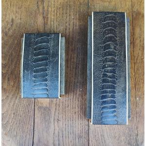 R&y Augousti - Two Shagreen Boxes
