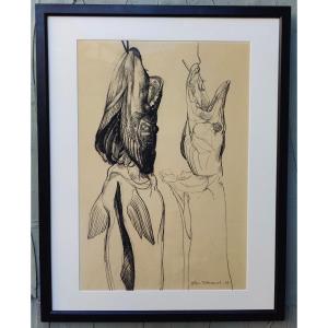 J. Zetterqvist (1958) - Pike Drawing