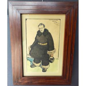 A. Leleux 1918 - Aviator Portrait