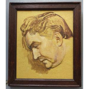 Hodler - Head Profile Oil