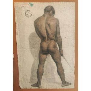 Academie Homme Noir - 1830 Drawing