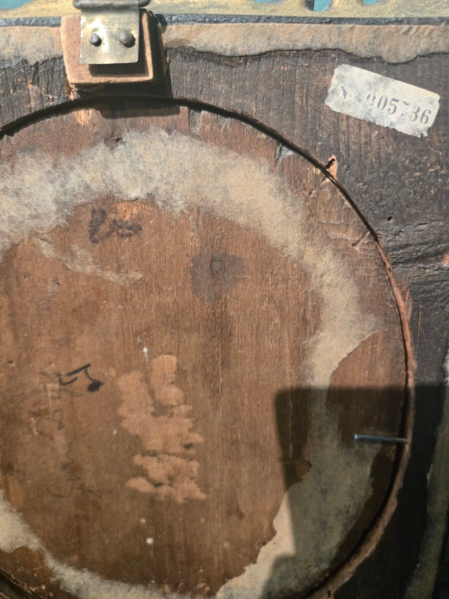 Olio su tavola , San Giovannino, cm 17.5 x 14.5 , scuola fiorentina del XVII secolo-photo-1