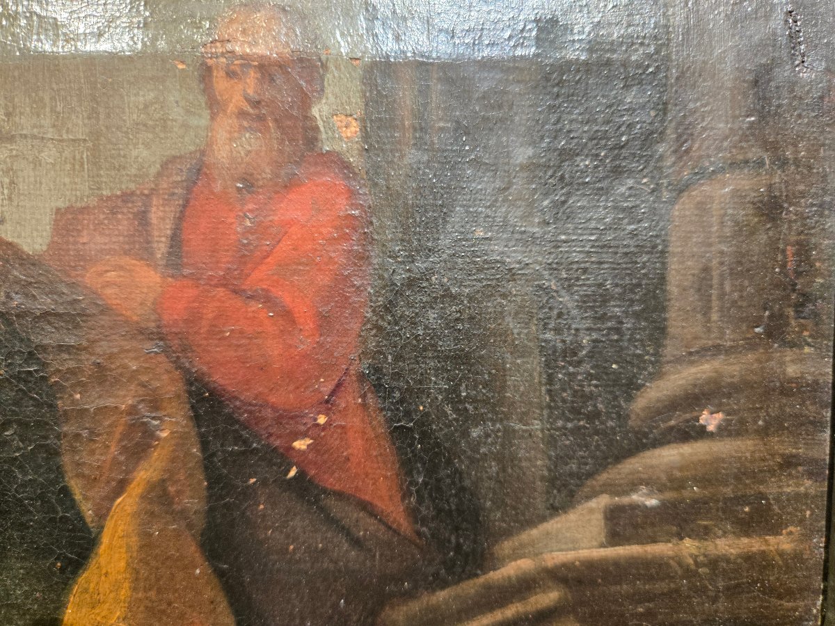 Olio su tela, 34 x 25, Il matrimonio della Vergine, Maestro Veneziano del XVIII secolo, da pul-photo-2