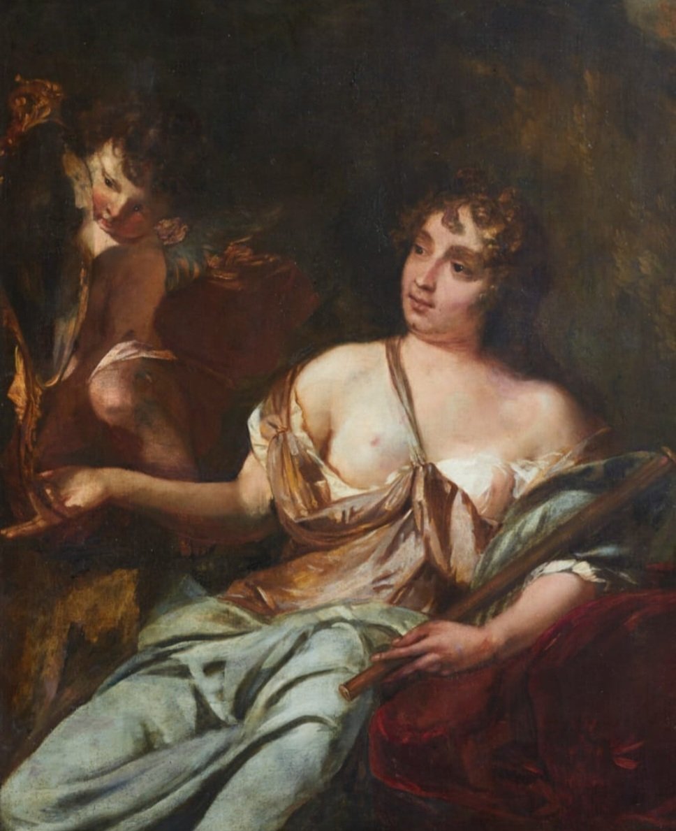 Olio su tela, Allegoria della vanità, Maestro Lombardo del XVIII secolo, cm 90 x 110 -photo-2