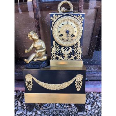 Beautiful Empire Metal Pendulum Double Patine