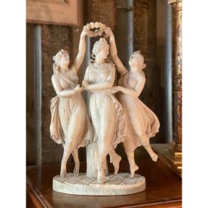 Sculpted Group Of The Three Graces